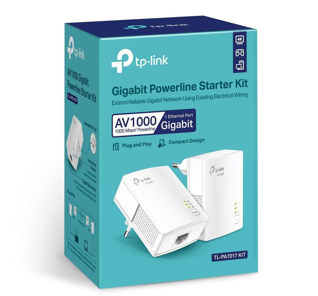 TPL AV1000 POWERLINE GIGABIT KIT