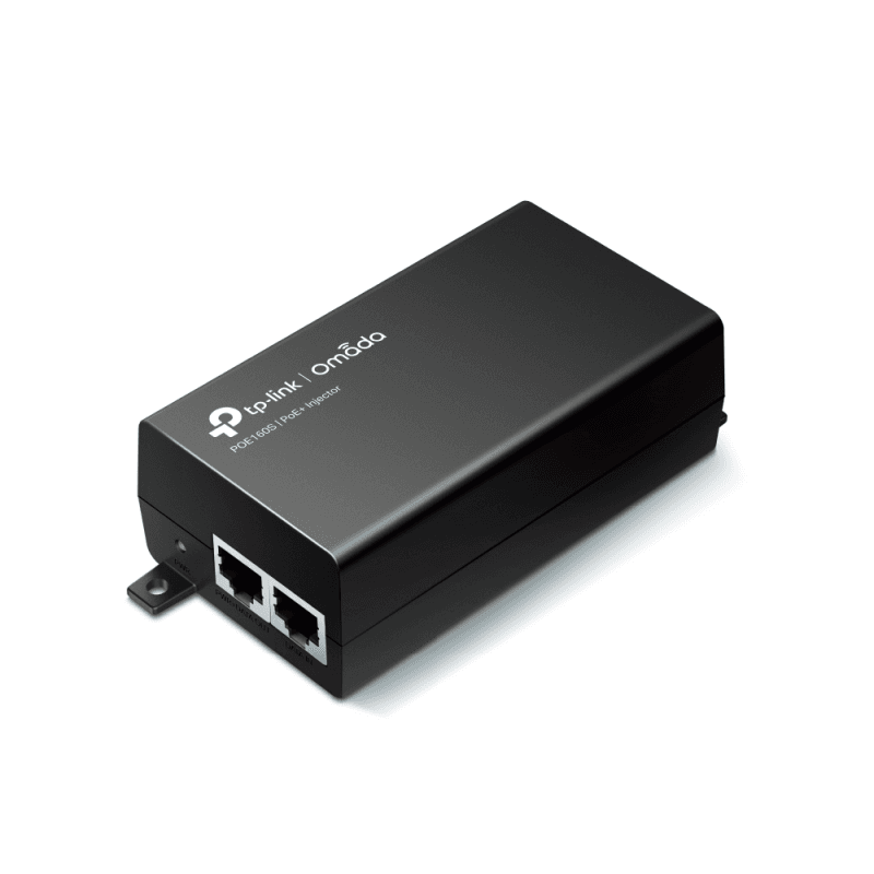 TP-Link, PoE+ Injector, TL-POE160S V4, Standarde si protocoale: IEEE802.3i,IEEE802.3u, IEEE802.3ab, IEEE802.3af, IEEE802.3at, interfata: 110/100/1000Mbps RJ45 data-in port, 1 10/100/1000Mbps RJ45 power+data- out port, Dimensiuni: 125 × 59.4 × 36.8 mm.
