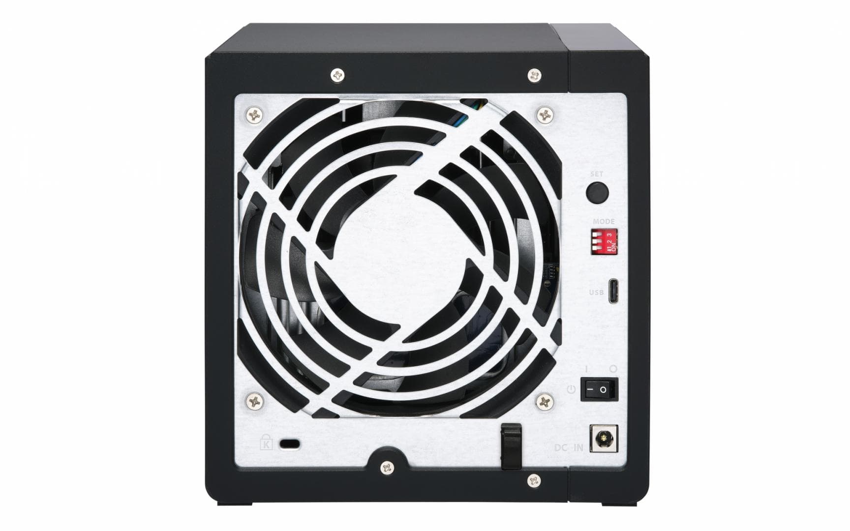 Extensie USB QNAP TR-004 4-Bay, 2.5/3.5 SATA 3Gbps HDD (compatibile cu SATA 6Gbs/, 3Gb/s, neincluse), 1xUSB3.0 (type-c), tower, PSU adaptor 65W, garantie 2 ani