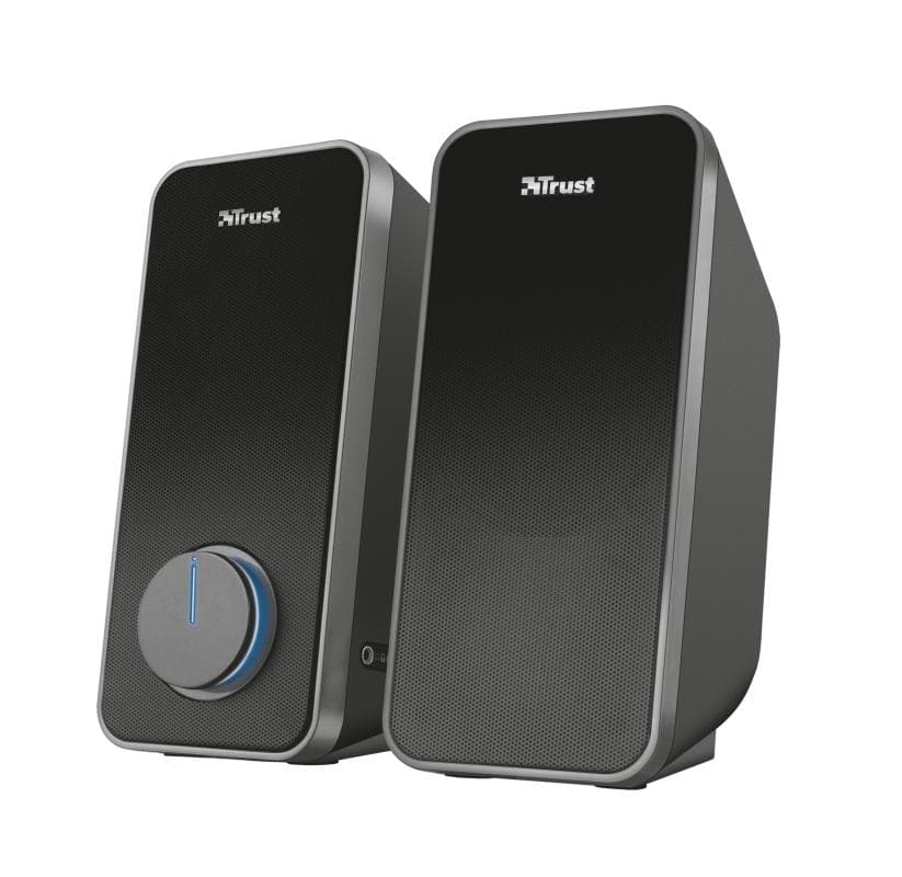 Boxe Stereo Trust Arys 2.0 Speaker Set, 28W, negru
