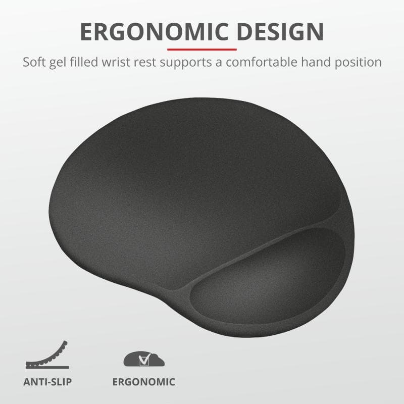 Mouse pad Trust Bigfoot XL, cu gel pad, negru
