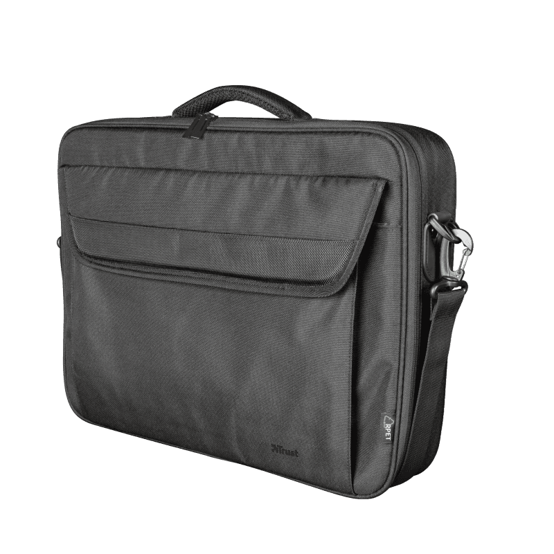 Geanta Trust Atlanta Carry Bag for 15.6" laptop  General Type of bag carry bag Number of compartments 4 Max. laptop size 16 " Max. weight 20 kg Height of main product (in mm) 390 mm Width of main product (in mm) 320 mm Depth of main product (in mm) 60 mm Total weight 475 g Weight of main unit 475 g