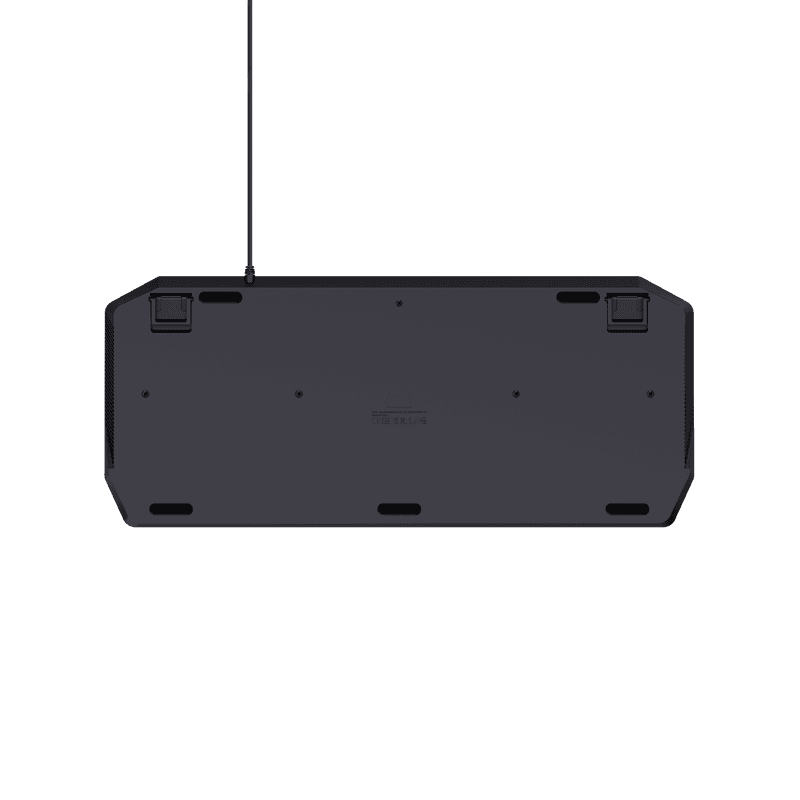 Tastatura Trust cu fir GXT836 Evocs, numar butoane 114, interfata USB 2.0, conector USB-A, iluminare RGB rainbow, negru