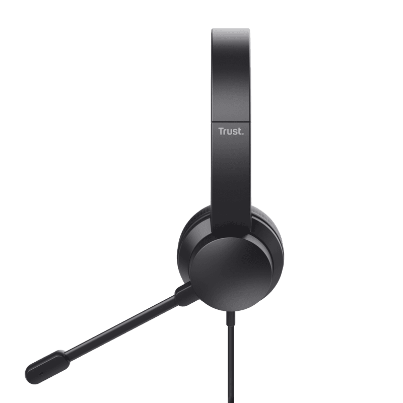 Casti cu fir Trust Ayda, intefata 3.5mm, frecventa raspuns 20 Hz - 20.000 Hz, sensibilitate 95 dB, negru