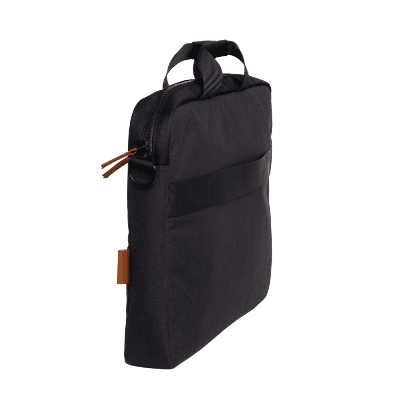Geanta laptop Trust Lisboa, pentru laptopuri cu diagonala pana in 16",2 compartimente, material POM, RPET Polyester, RPET, volum 2.1 L, negru