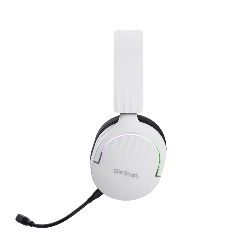 Casti gaming Trust GXT 491W Fayzo wireless, conectivitate bluetooth, incarcare USB-c, frecventa de raspuns 20 Hz - 20.000 Hz, sensivitate 100 dB, alb