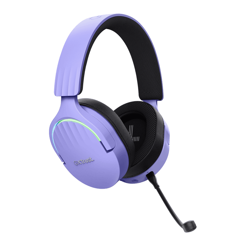Casti gaming TrustGXT 491P Fayzo cu fir, interfata USB 2.0, frecventa de raspuns 20 Hz - 20.000 Hz, sensivitate 100 dB, mov