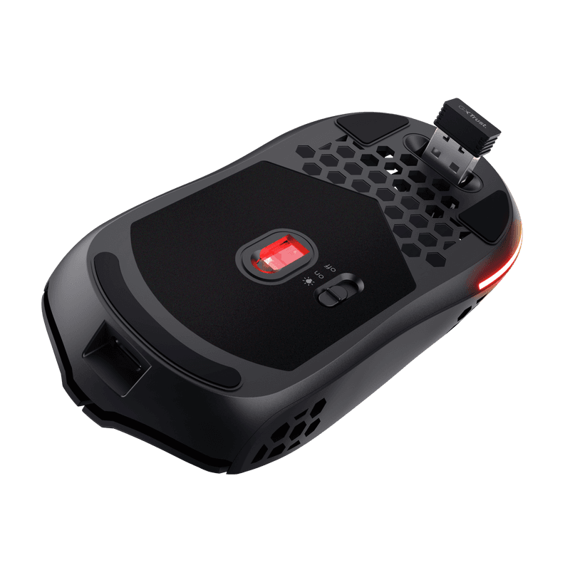 Mouse Trust GXT 929 Helox, wireless, rezolutie maxima 4800 DPI, negru