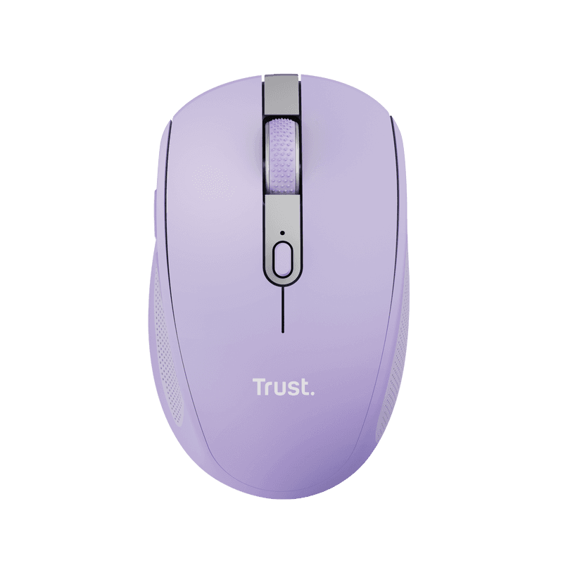 Mouse Trust Ozaa compact, rezolutie maxima 3200 DPI, interfata USB-A, USB-C, mov