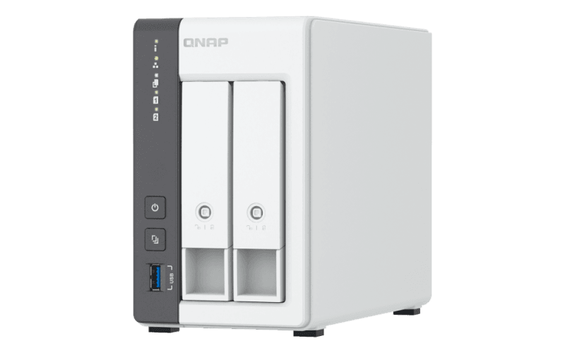 NAS QNAP 216G 2-Bay, CPU ARM 2.0GHz Quad core, RAM 4GB, 2.5"/3.5" SATA 6Gbps HDD (neincluse),  LAN: 1 x 2.5GbE + 1 x GbE, USB3.2 Gen1: 1 USB2.0: 2, tower, adaptor alimentare, garantie 2 ani