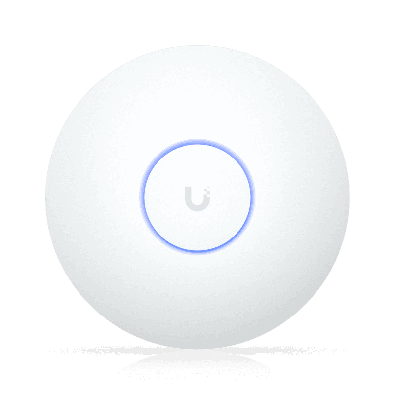 Acces point Ubiquiti U7-LR Wifi 7, 1 x RJ-45 port, 7300 Mbit/s, tensiune DC 42.5 - 57 V, alb