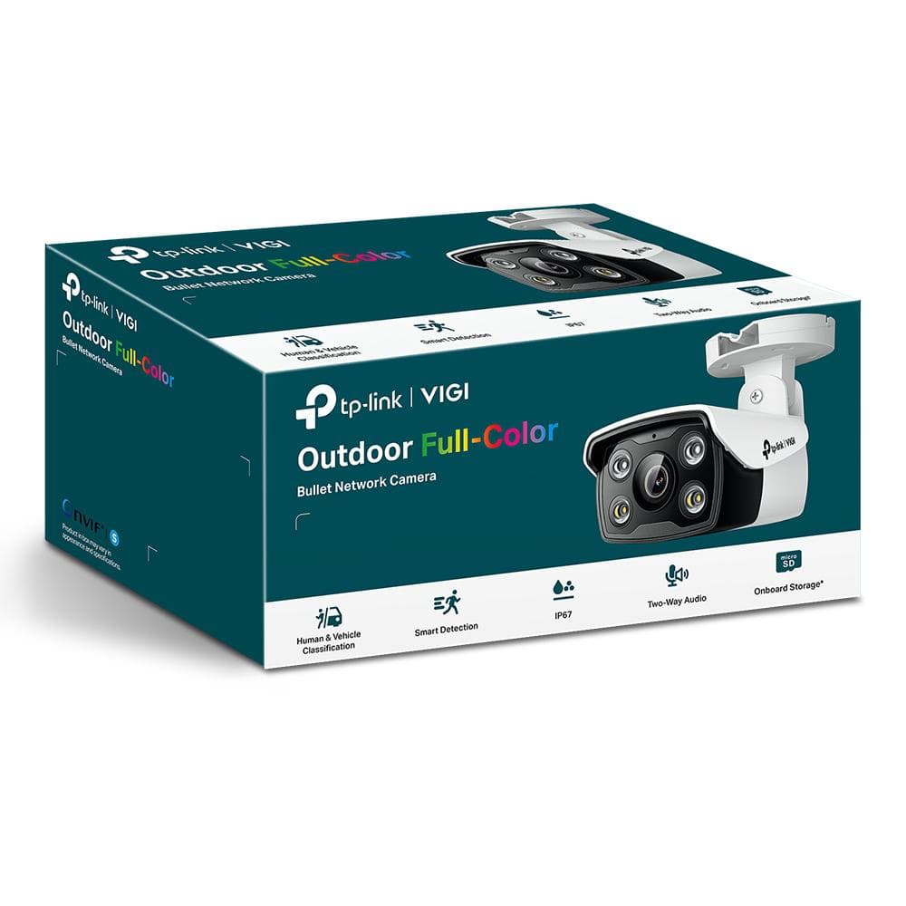 "TP-Link Camera IR de supraveghere Bullet pentru exterior VIGIC330(4MM), Senzor imagine: CMOS 1/2.8"", Lentila 4mm, F1.6,Weatherproof: IP67, Infrarosu: 30m, Detectare: 70m, Observare: 29m, Recunoastere: 10m, Identificare: 5mUnghi vizualizareHorizontal FOV: 89.1°, Vertical FOV: 45.1°, Diagonal FOV