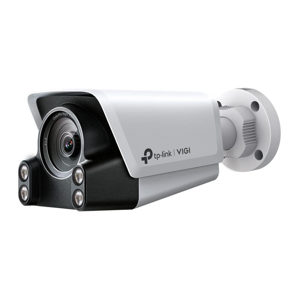 Camera IP Bullet TP-Link VIGI C340S(4mm), 4MP, Lentila 4mm, IR+WL 30ml, rezolutie video 2304 × 1296, +/H.265/H.264+/H.264,