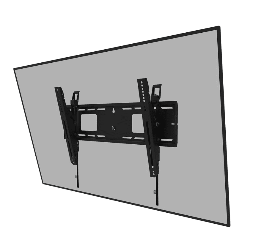 Suport perete Neomounts heavy duty, pentru display-uri interactive si ecrane grele de pana la 42-86", sistem de prindere VESA 600x400, greutate maxima suportata 125, negru