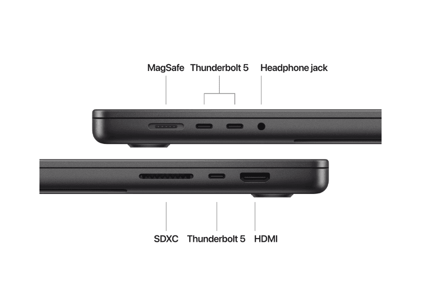 MacBook Pro 16.2"/Apple M4 Pro (CPU 14-core, GPU 20-core, Neural Engine16-core)/48GB/1TB - Space Black - INT KB (cto from MX2Y3RO/A)