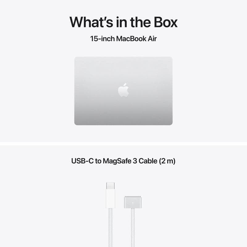 MacBook Air 15.3" Retina/Apple M5 (CPU 10-core, GPU 10-core, NeuralEngine16-core)/32GB/512GB - Silver - INT KB (No Adapter) - 2026 (CTO from MDV94RO/A)