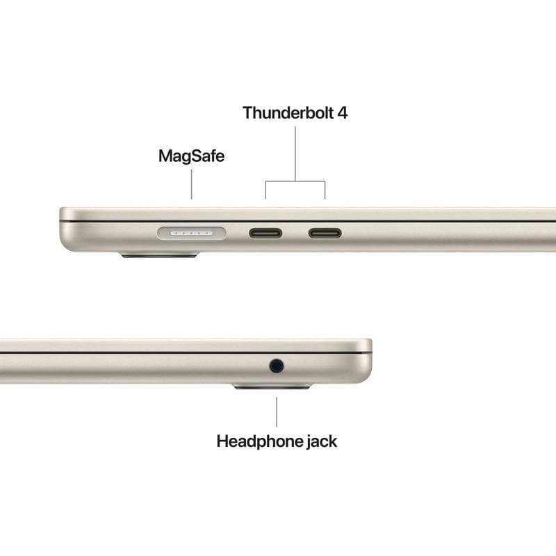 MacBook Air 15.3" Retina/Apple M5 (CPU 10-core, GPU 10-core, NeuralEngine16-core)/32GB/1TB - Starlight - INT KB (No Adapter) - 2026 (CTO from MDVF4RO/A)