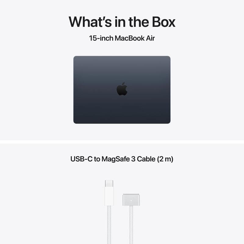 MacBook Air 15.3" Retina/Apple M5 (CPU 10-core, GPU 10-core, NeuralEngine16-core)/32GB/512GB - Midnight - US English KB (No Adapter)  - 2026 (CTO from MDVH4RO/A)