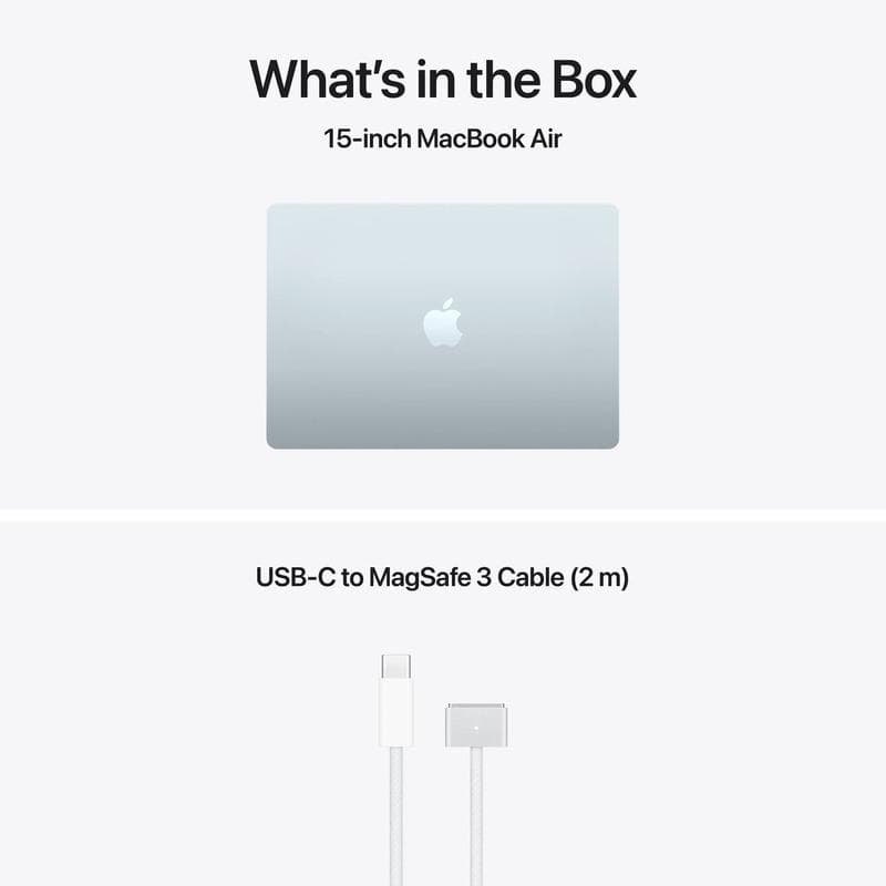 MacBook Air 15.3" Retina/Apple M5 (CPU 10-core, GPU 10-core, NeuralEngine16-core)/32GB/512GB - Sky Blue - INT KB (No Adapter) - 2026  (CTO from MDVQ4RO/A)