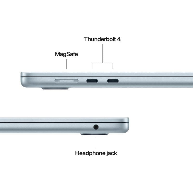 MacBook Air 15.3" Retina/Apple M5 (CPU 10-core, GPU 10-core, NeuralEngine16-core)/32GB/512GB - Sky Blue - INT KB (No Adapter) - 2026  (CTO from MDVQ4RO/A)
