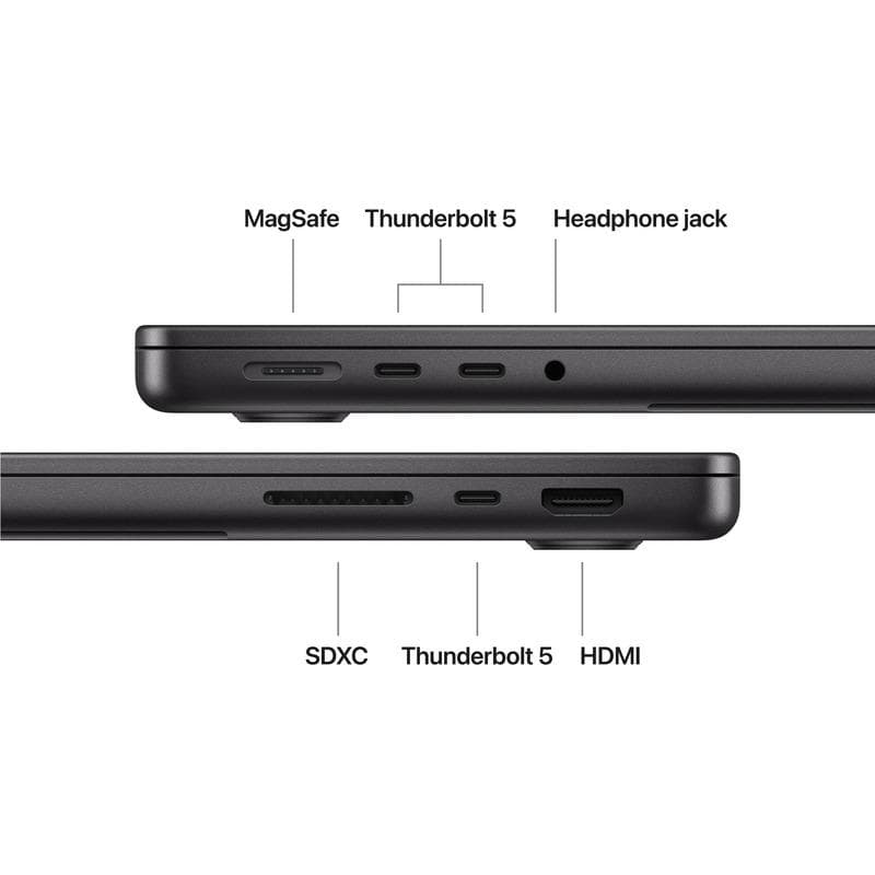 MacBook Pro 14.2"/Apple M5 Max (CPU 18-core, GPU 40-core, Neural Engine 16-core)/128GB/2TB - Space Black - INT KB (No Adapter) - 2026 (CTO from MGDU4RO/A)
