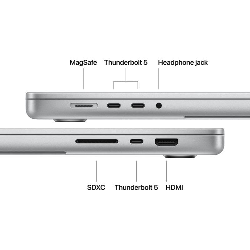 MacBook Pro 16.2"/Apple M5 Pro (CPU 18-core, GPU 20-core, Neural Engine 16-core)/64GB/1TB - Silver - INT KB (Nano Texture Display, No Adapter) - 2026 (CTO from MGE64RO/A)