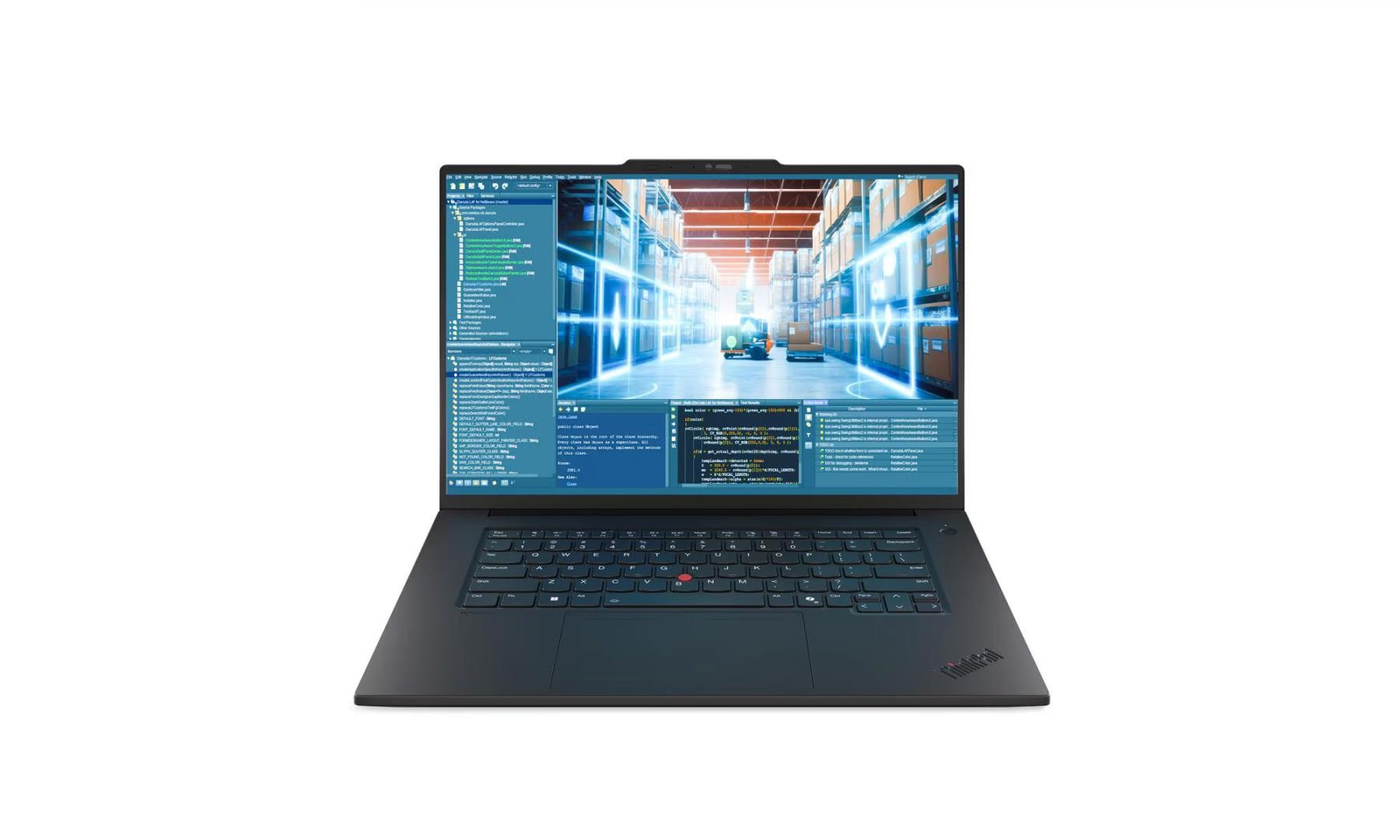 Laptop Workstation Lenovo ThinkPad P1 Gen 8, cu procesor Intel Core Ultra 9 285H, 16'' IPS, 64 GB LPDDR5x, 2 TB SSD, NVIDIA RTX PRO 2000, 8 GB GDDR7, Windows 11 Pro