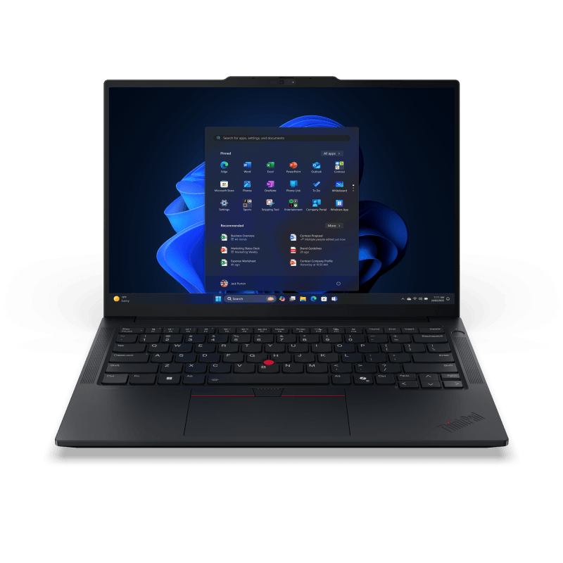 Laptop Business Lenovo ThinkPad E14 Gen 7, cu procesor Intel Core Ultra 7 258V, 14'' IPS 2.8K 120Hz, 32 GB LPDDR5x, 1 TB SSD, Intel Arc 140V, Fr OS
