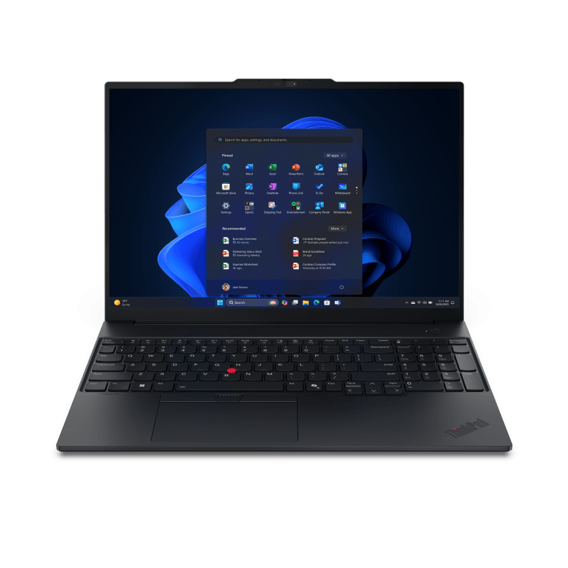 Laptop Business Lenovo ThinkPad E16 Gen 3, cu procesor Intel Core Ultra 5 228V, 16'' IPS, 32 GB LPDDR5x, 1 TB SSD, Intel Arc 130V, Fr OS