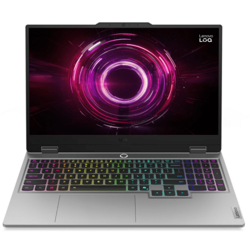 Laptop Gaming Lenovo LOQ 15AHP10, cu procesor AMD Ryzen 7 250, 15.6'' IPS, 24 GB DDR5, 1 TB SSD, NVIDIA GeForce RTX 5060, 8GB GDDR7, Fr OS