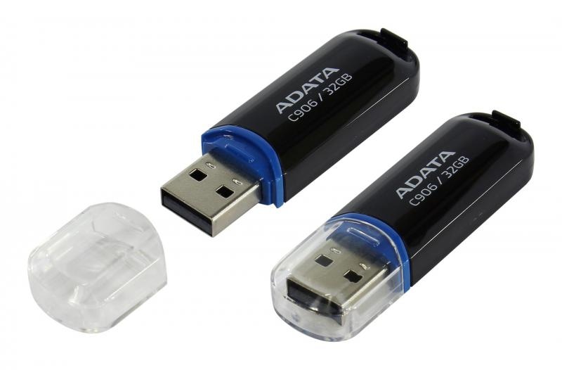 Memorie USB Flash Drive Adata C906, 32GB, USB 2.0, negru