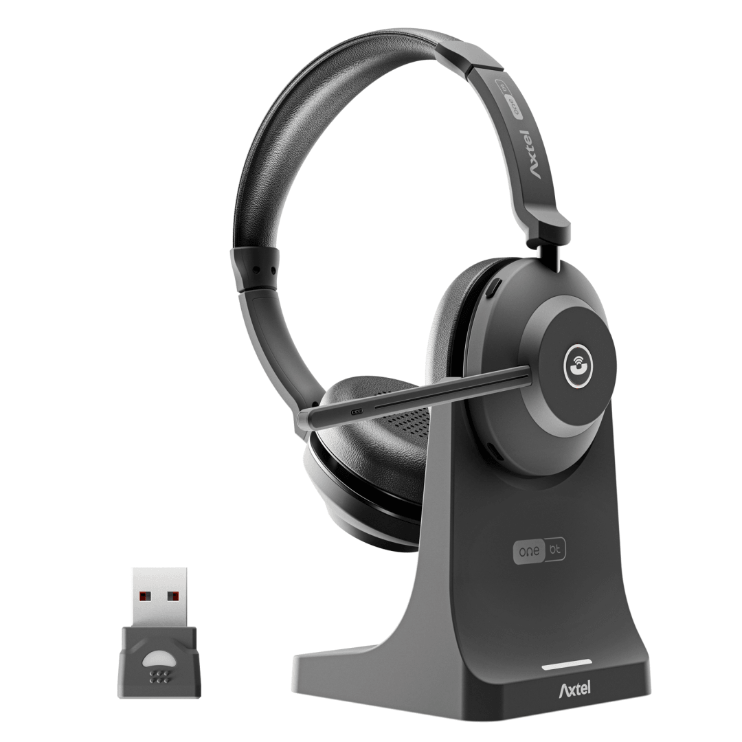 Căști Axtel ONE BT STEREO Wireless / Bluetooth, Dual Connectivity, dual- microphone ENC, FAST CHARGE, STRONG BATERY (40 Hours+) Up to 8.5 Days standby time