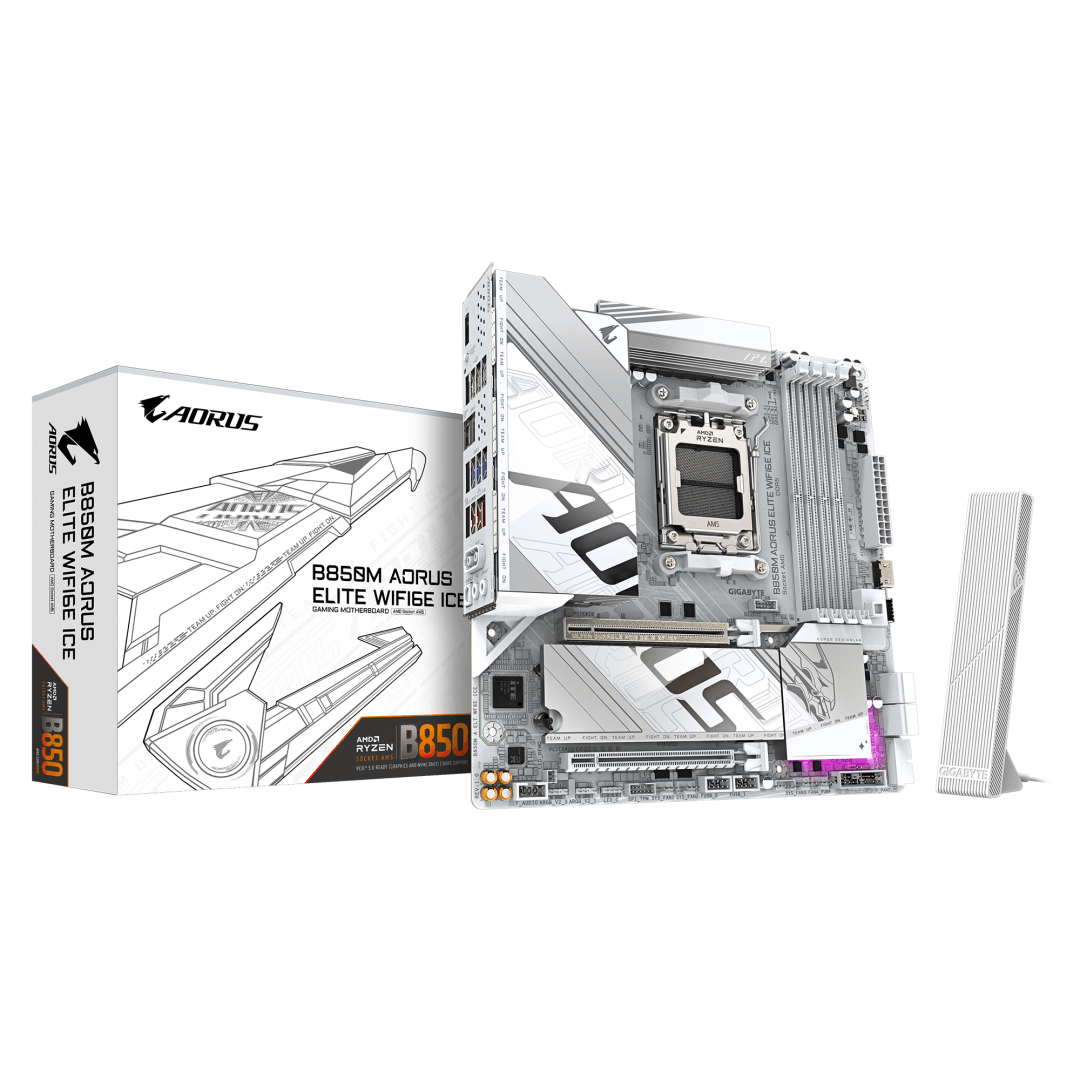 Placa de bază Gigabyte B850M AORUS ELITE WIFI6E ICE AM5