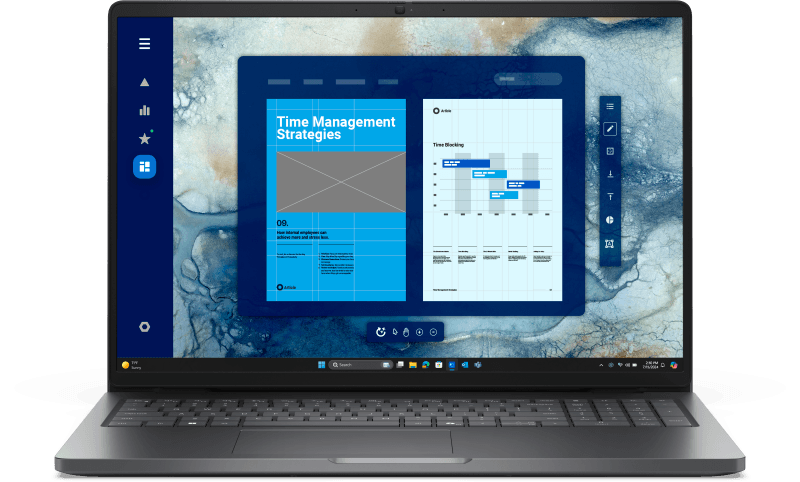 Laptop Business DELL Pro 16, cu procesor Intel Core 7 150U, 16'' IPS, 16 GB DDR5, 512 GB SSD, Intel Graphics, Windows 11 Pro