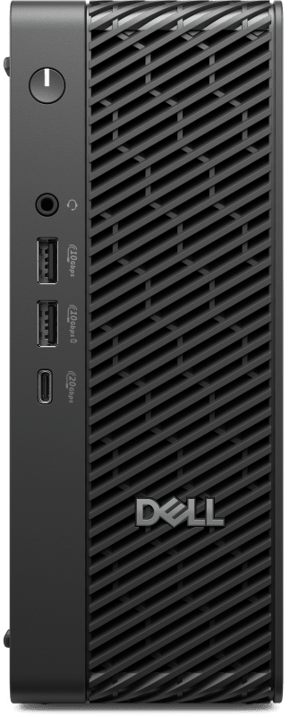 Dell Pro Max Micro FCM2250, 280W A/C Adapter, EPEAT5, 7.4MM Barrel, TCO10, ENERGY STAR Qualified, EPEAT Gold with Climate+, Intel Core Ultra 7 265 (30 MB cache, 20 cores, 20 threads, 1.8 GHz to 5.3 GHz, 65W), NVIDIA(R) RTX(TM) A1000, 8 GB GDDR6, 4 mDP to DP adapters, 16GB: 1 x 16 GB, DDR5, 5600