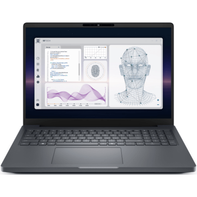Laptop Workstation Dell Pro Max 16 Plus, cu procesor Intel Core Ultra 7 265HX, 16'' IPS, 32 GB DDR5, 1 TB SSD, NVIDIA RTX PRO 3000 12GB GDDR7, Linux