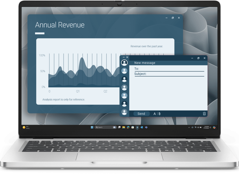 Laptop Business DELL Pro 14, cu procesor AMD Ryzen AI 7 PRO 350, 14'' IPS, 16 GB DDR5, 512 GB SSD, AMD Radeon 860M, Windows 11 Pro