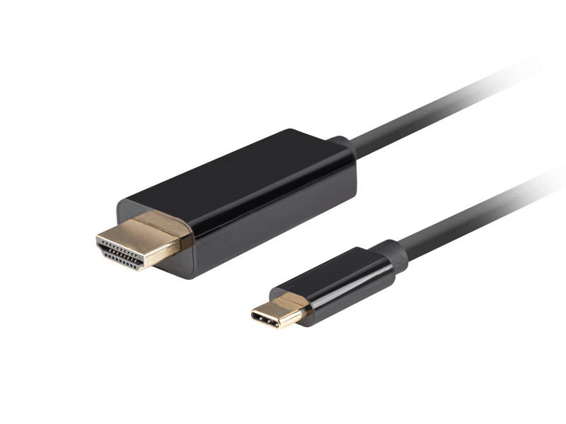 Cablu USB-C(M)  HDMI(M) 1,8 m 4K 60Hz negru