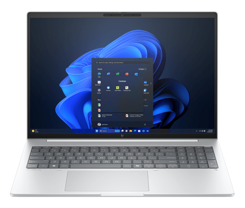 Laptop Business HP EliteBook 8 G1i, cu procesor Intel Core Ultra 5 226V, 16'' IPS, 16 GB LPDDR5x, 512 GB SSD, Intel Arc Graphics, Windows 11 Pro