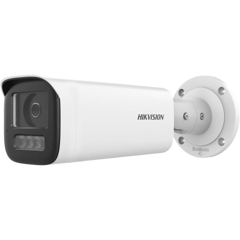 Camera de supraveghere IP Bullet 4MP Hikvision DS-2CD1B43G2-LIUF(4MM), lentila fixa: 4mm, iluminare min: Color: 0.005 Lux @ (F1.6, AGC ON),B/W: 0 Lux cu IR: 60m, microfon incorporat, slot card de memorie: microSD/microSDHC/microSDXC card, up to 512 GB, alarma la evenimente: Motion detection (support