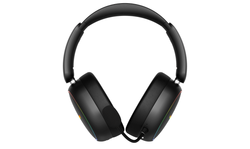 Casti gaming wireless Hator Phoenix 2, material membrana PET, frecventa raspuns 10Hz-44kHz, impendanta 32Ω, putere maxima 30mW, autonomie bateria pana la 45 de ore, timp incarcare 4 ore, conexiune  HATOR SyncHUB™, conexiune HATOR ClearScan™, spatial audio, apeluri prin BT in gaming mode, acoperire