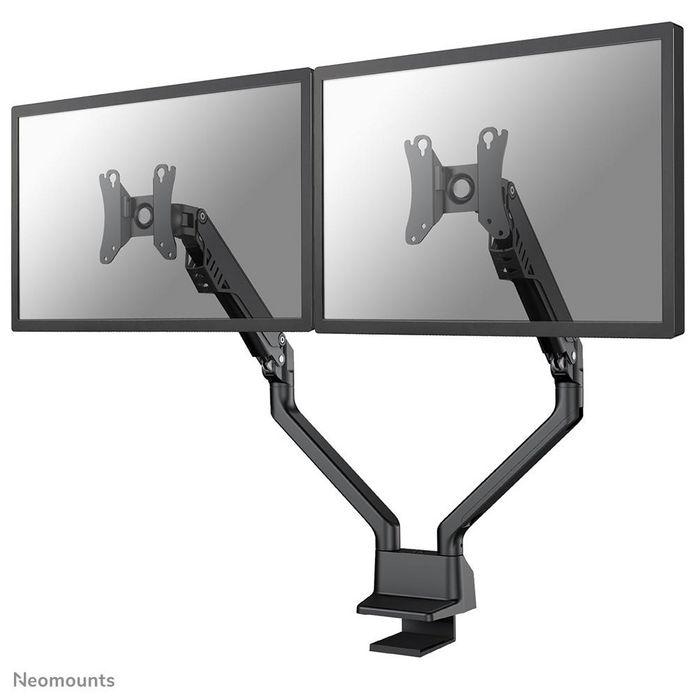 Brat dublu pt monitor Neomounts by Newstar, fullmotion 10"-32", greutate maxima suportata 8 kg per monitor, VESA min: 75x75 mm, VESA max: 100x100 mm, negru