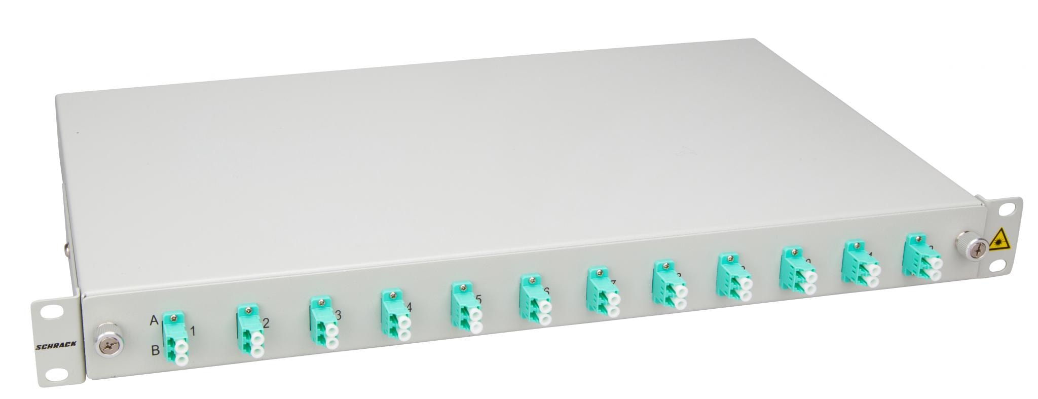 Splicebox, 4 fibre,LC,50/125m OM3