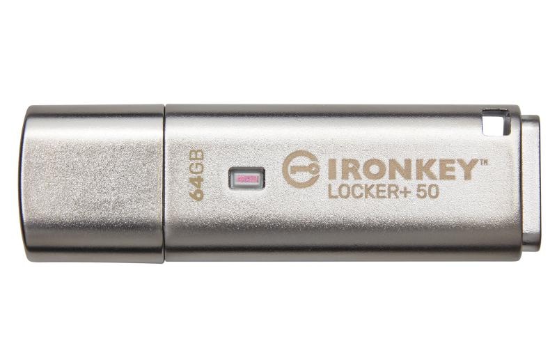 Memorie USB Flash Drive Kingston 64GB IronKey Keypad 200