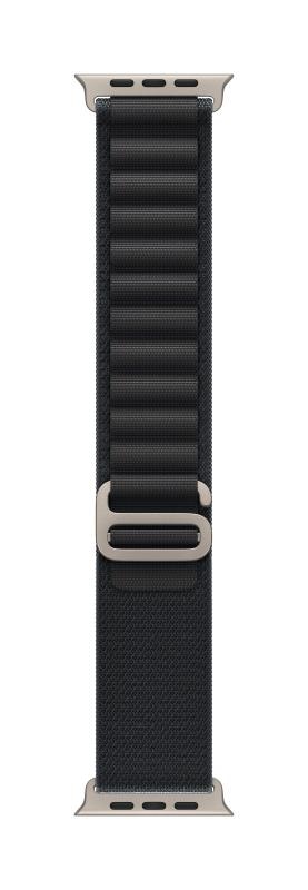 Apple Watch 49mm Black Alpine Loop - Small - Natural Titanium Finish