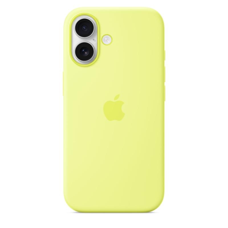 iPhone 17 Silicone Case with MagSafe - Neon Yellow