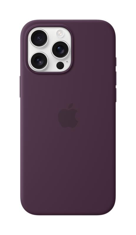 iPhone 16 Pro Max Silicone Case with MagSafe - Plum