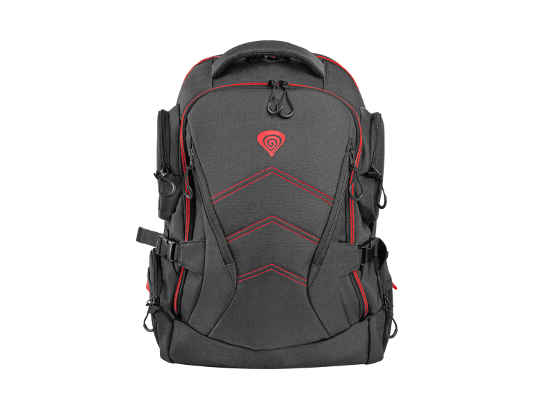 Rucsac laptop GENESIS PALLAD 550, compatibil dimensiune laptop 17.3 ", total numar buzunare 19, material polyester, capacitate 24 L, negru