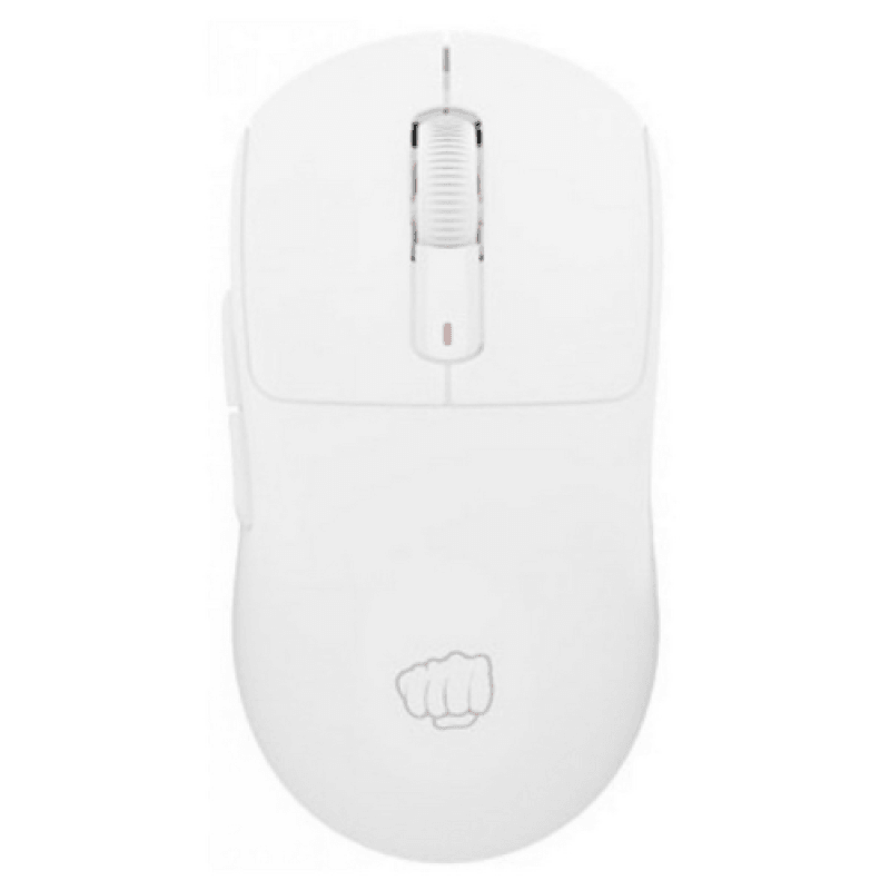Mouse gaming wireless Fury Tanto T4 rezolutie 12000DPI, senzor Pixart PAW3311, switch Huano Purple 90M, alb