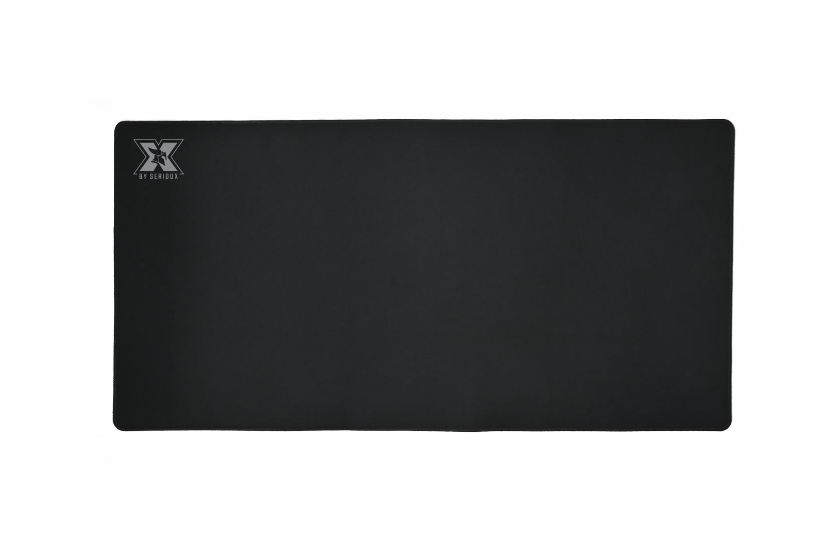 Mousepad gaming Serioux Eniro Large, baza cauciucata anti-alunecare , suprafata textila, margini cusute, dimensiuni 900*350*4mm